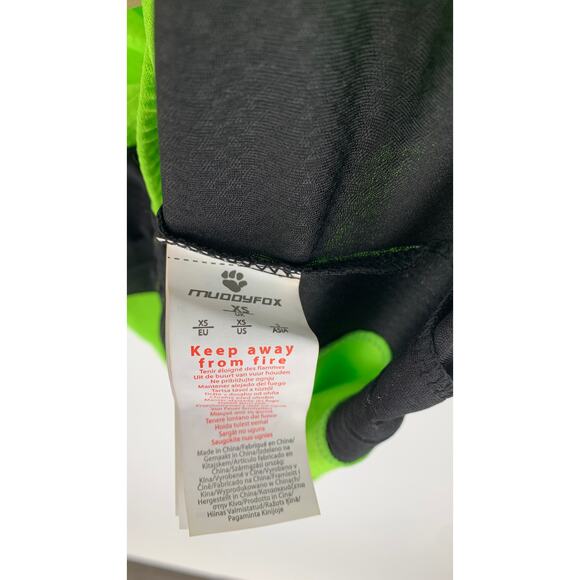 MuddyFox Mens Cycling Short Sleeve Jersey Green Black Size XS New - Picture 3 of 9